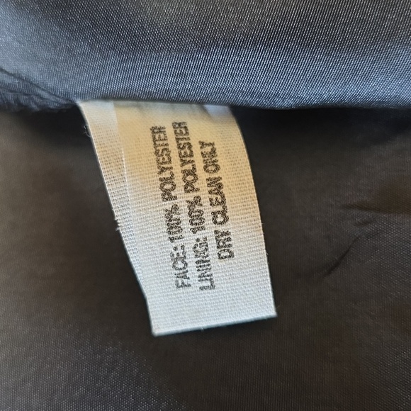 Vintage Black Lace Overlay Open Front Vest By Liz Sinclair - Picture 9 of 9